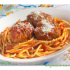 Italian Macaroni Meatballs with Tomato Ricotta Sauce Recipe